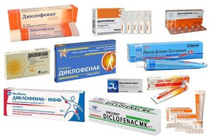 Диклофенак - действующее вещество, использующееся во многих лечебных мазях и гелях.