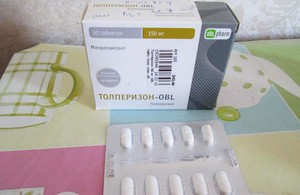 Толперизон-OBL  - миорелаксанты в таблетках